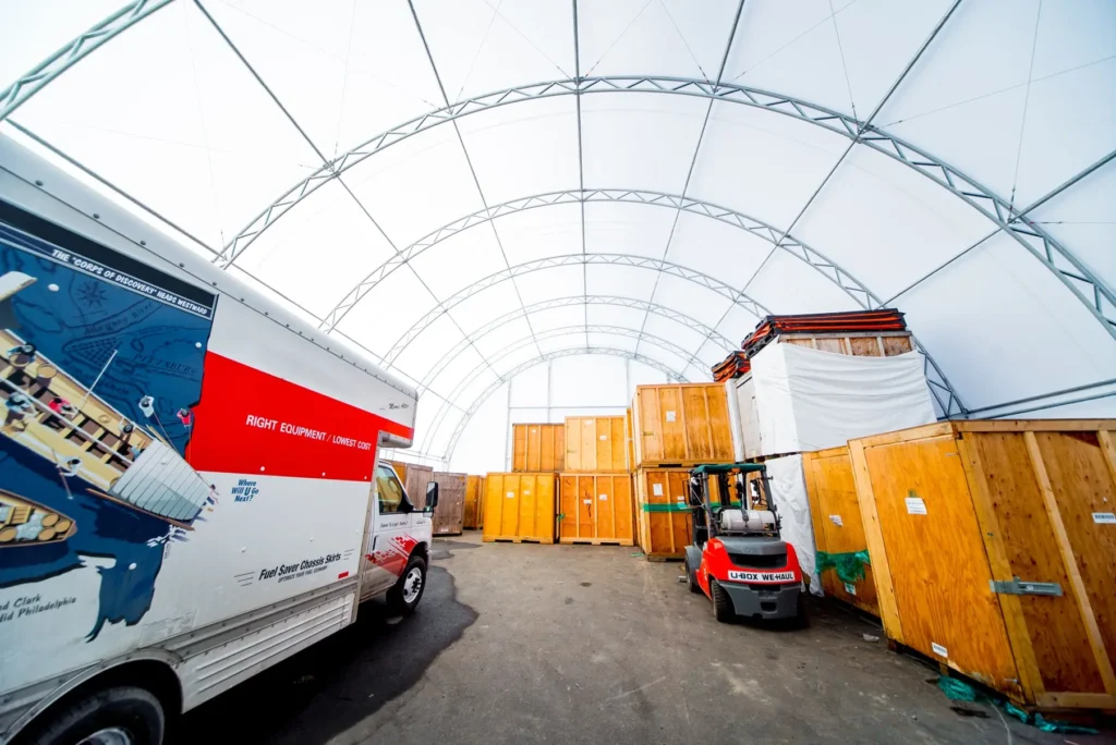 Equipment Storage Fabric Building